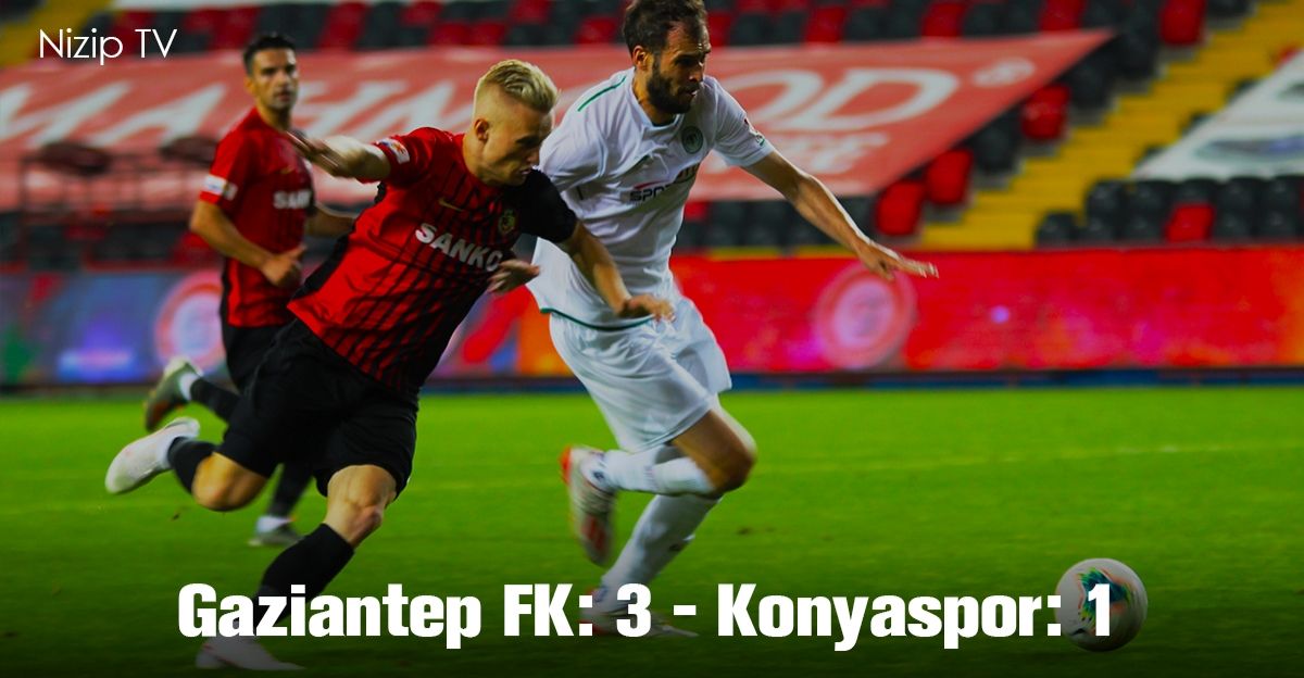 Gaziantep FK: 3 - Konyaspor: 1